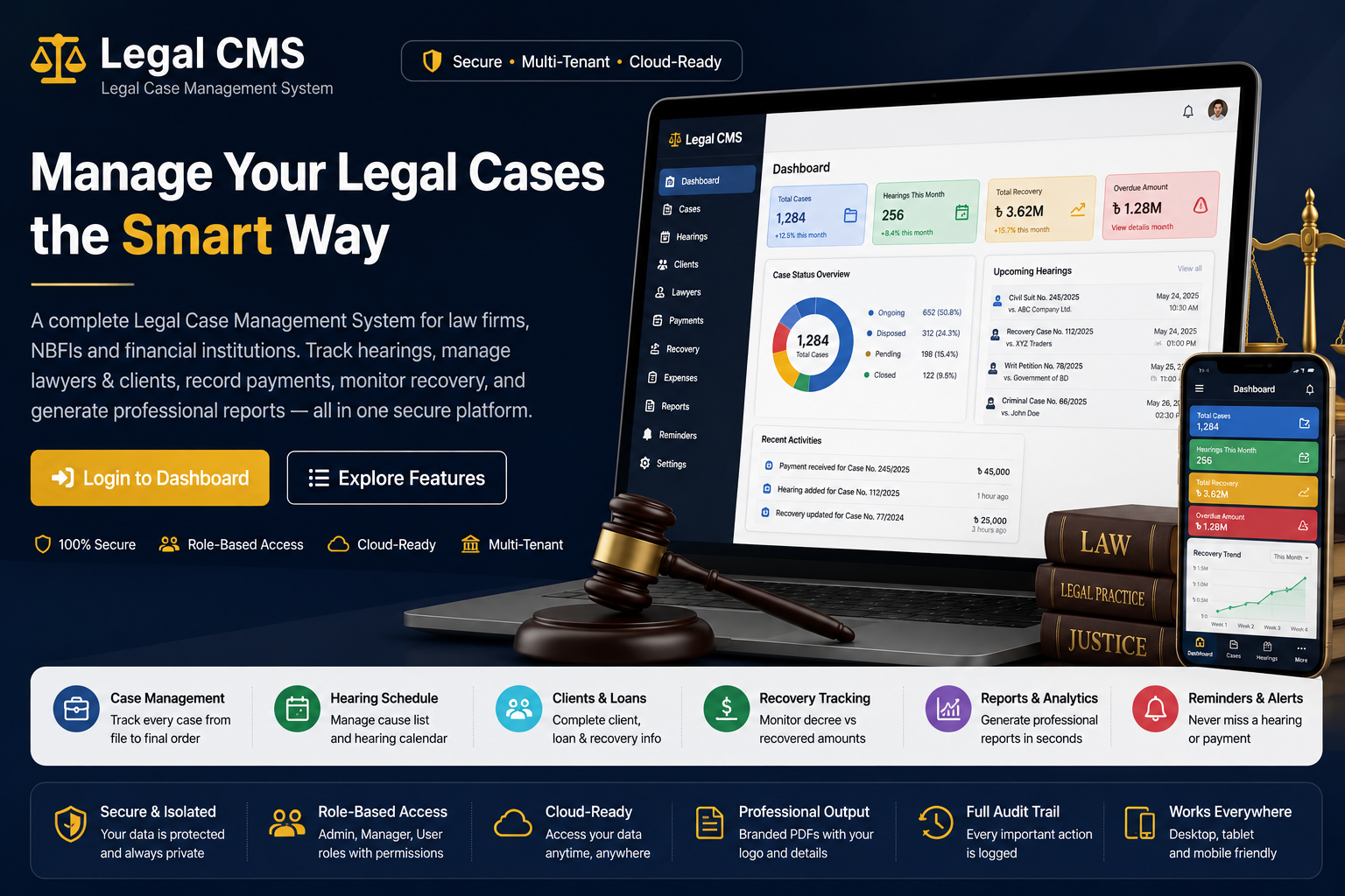 Legal Case Management System